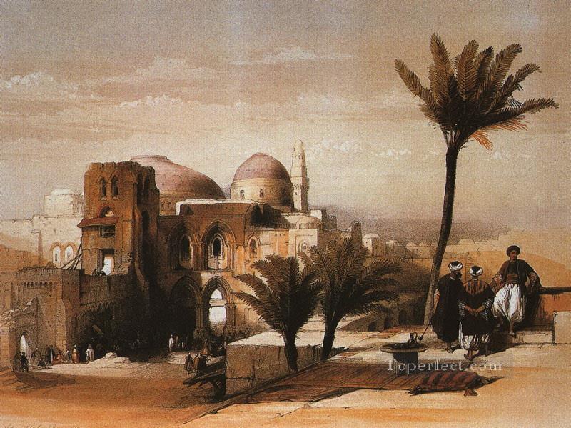 オマール・デヴィッド・ロバーツのモスク油絵